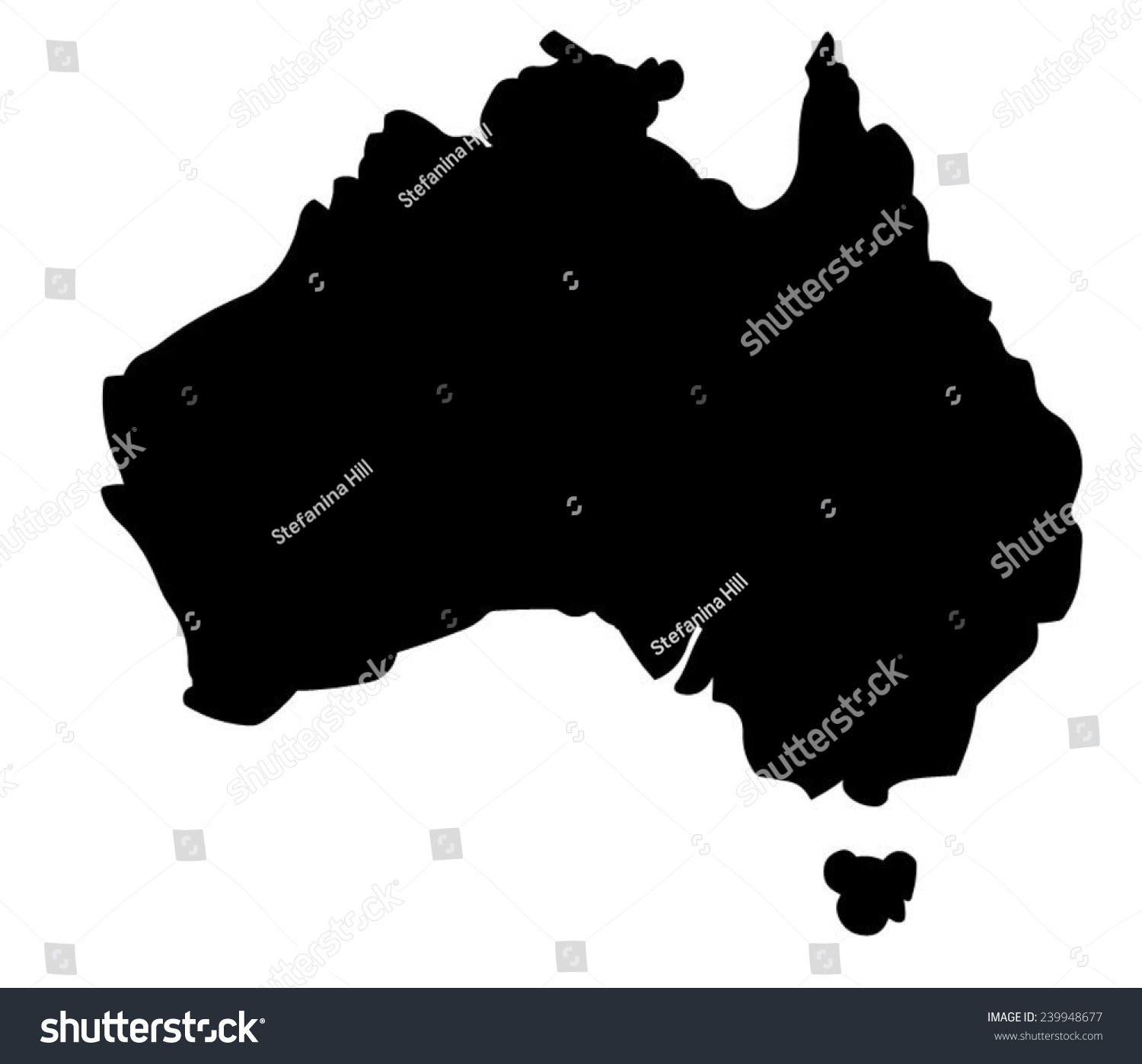 澳大利亚的地图-建筑物/地标图片