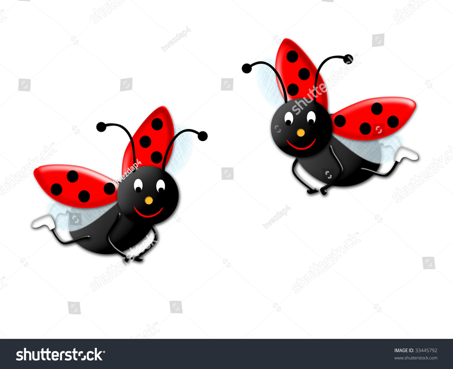 ladybirds-动物/野生生物,插图/剪贴图-海洛创意(hellorf)