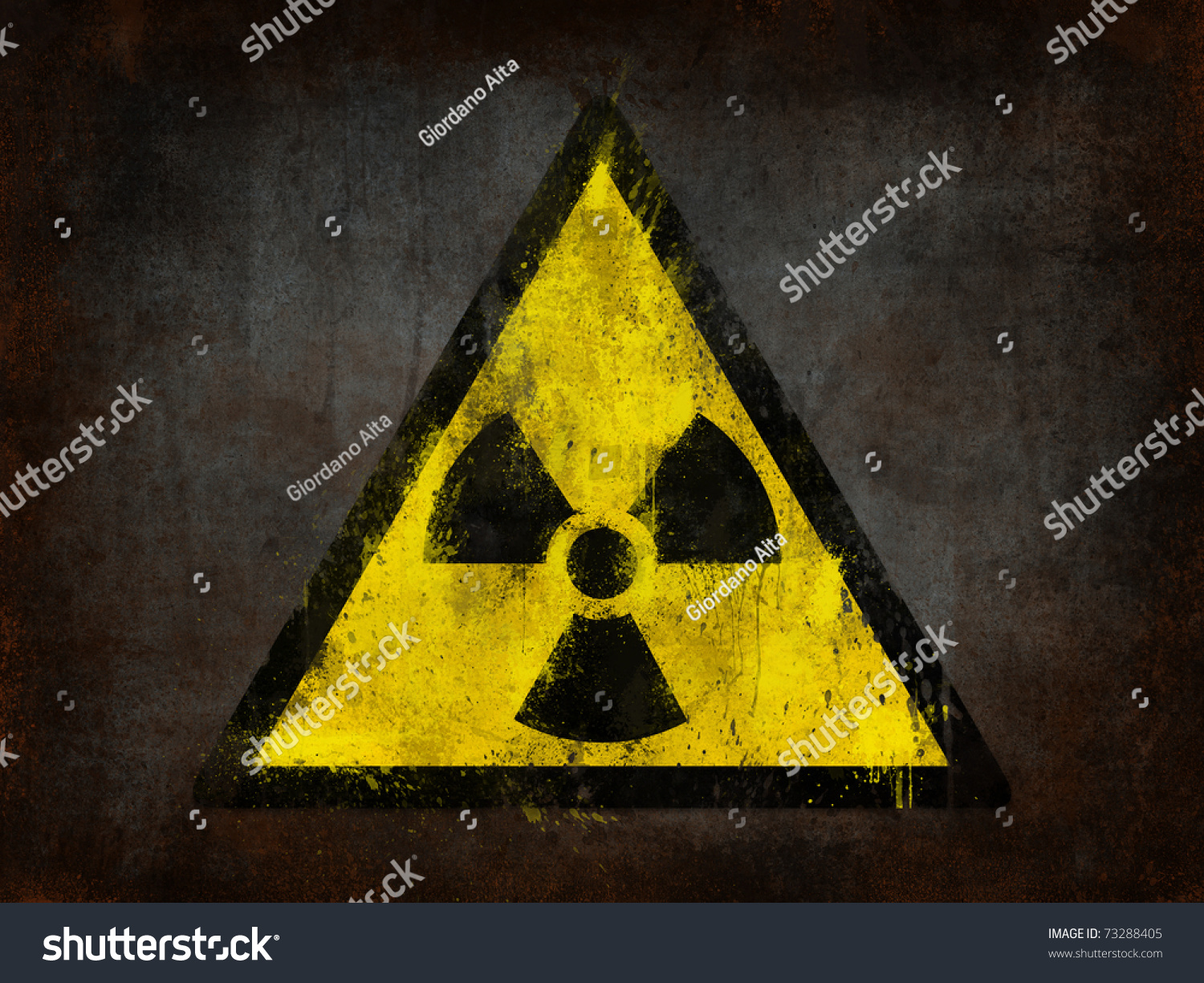 金属生锈蹩脚货,毁了核的象征-插图/剪贴图,符号/标志-海洛创意(hello